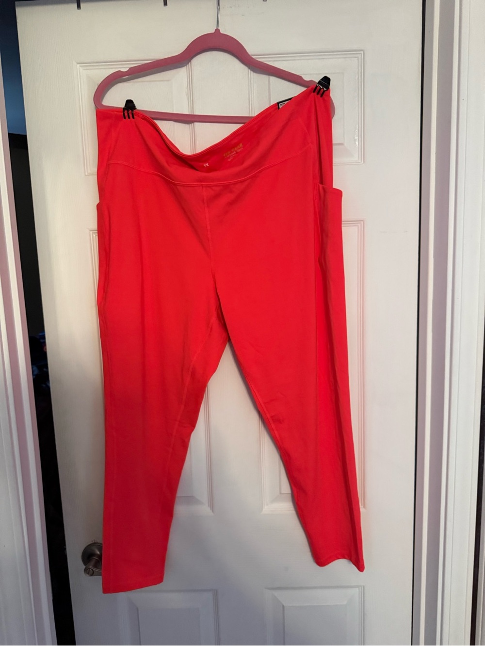 Women’s High-Waist Active yoga Pants - Bright Coral Pink